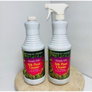 Botanical Science Simply Silk Plant Spray Cleaner & Refill 32oz Artificial Plant
